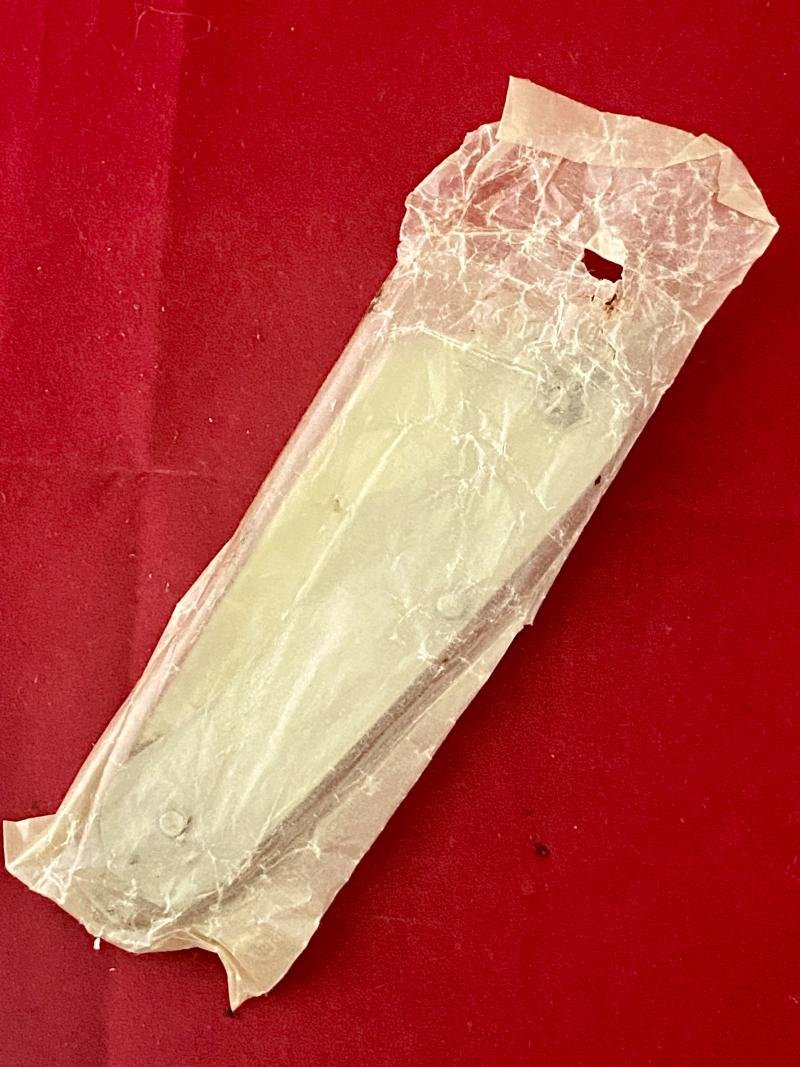 Vintage Unused British Army Folding Two-Piece Stainless Steel Clasp or Jack Knife Dated 1952 with Original Waxed Paper Wrapping — image 10