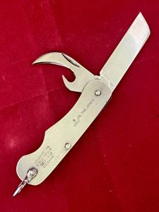 Vintage Unused British Army Folding Two-Piece Stainless Steel Clasp or …