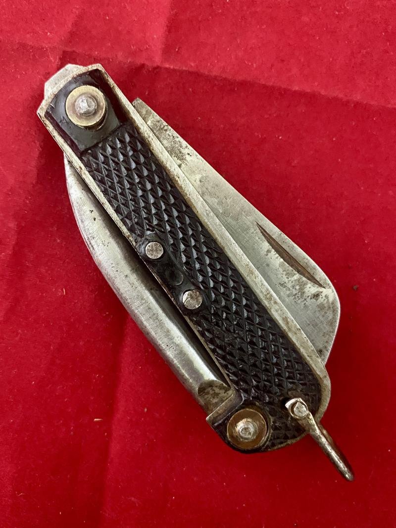 Vintage Belgian Military Three-Piece Clasp or Jack Knife by A.B.L. COLIN WINAND dated 1951 — image 10