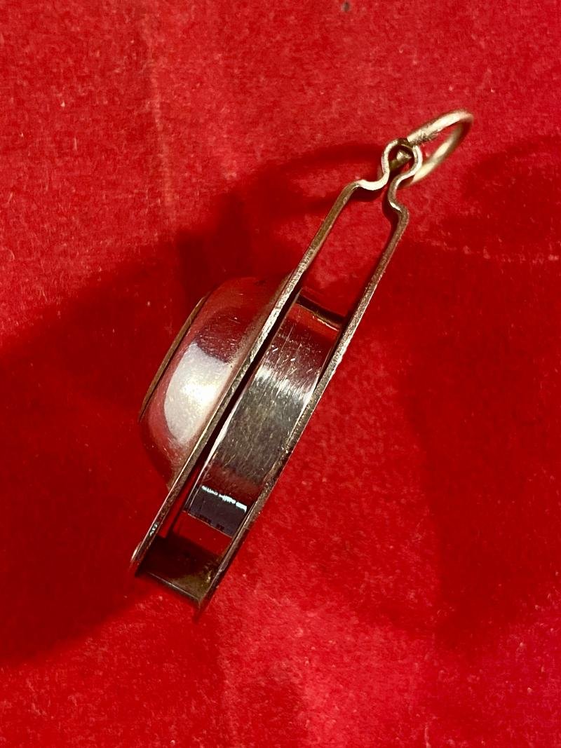 English Compass and Magnifying Glass/Loop Fob Charm c1930 — image 7