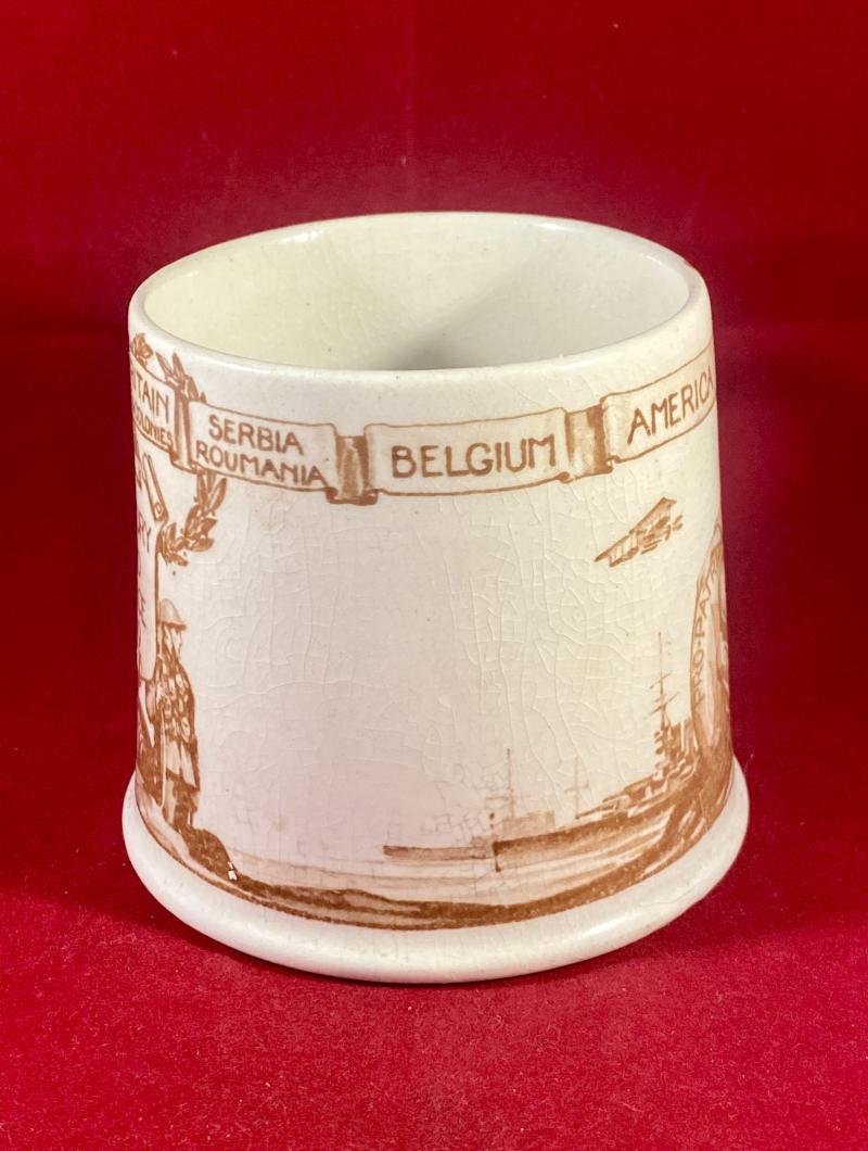 WW1 1919 Victory & Peace Commemorative China Mug by Royal Doulton — image 2