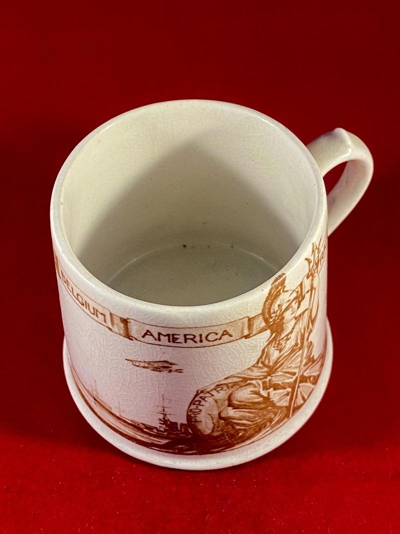 WW1 1919 Victory & Peace Commemorative China Mug by Royal Doulton — image 5
