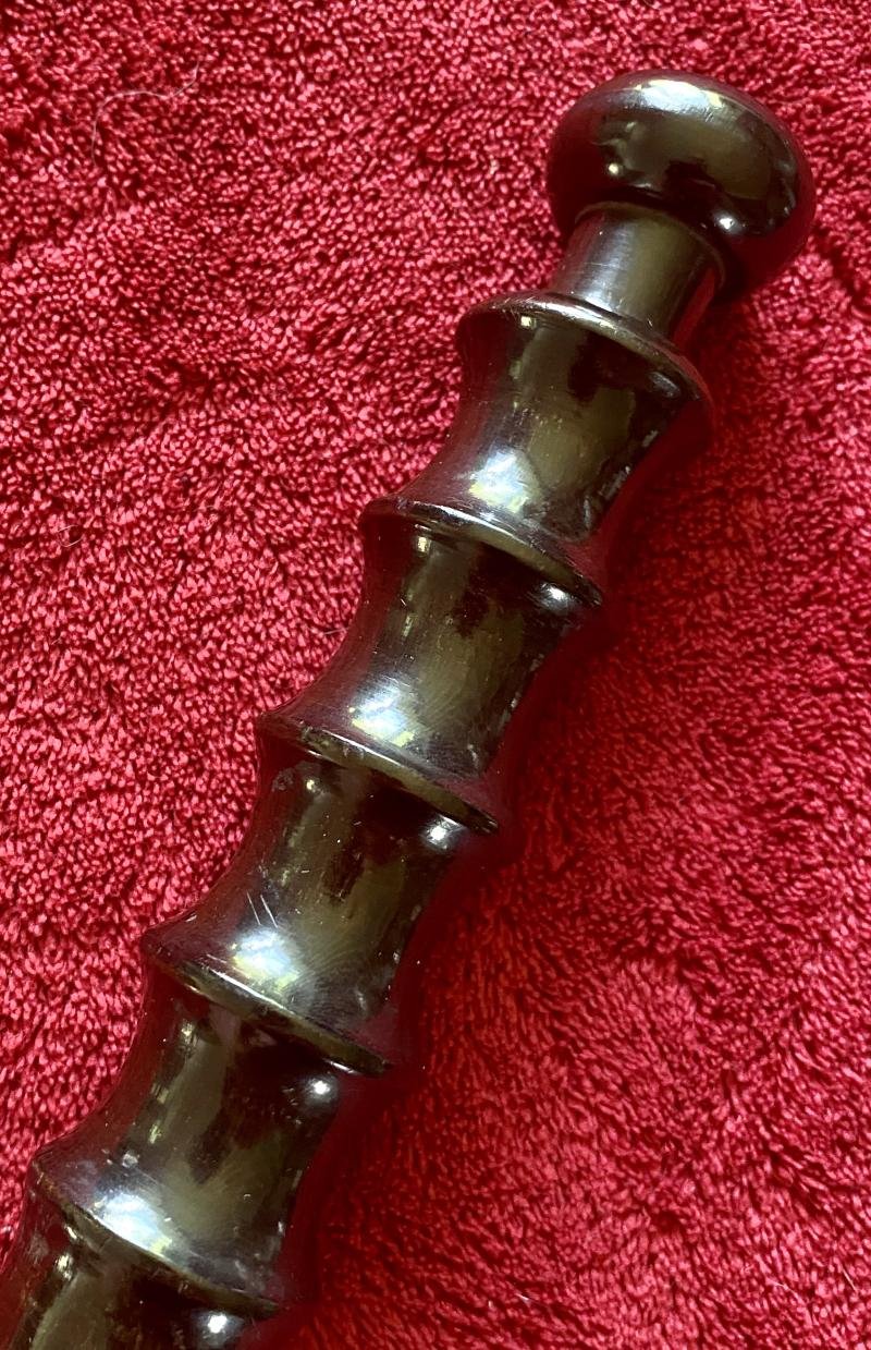 Beautiful Original Vintage Lignum Vita British Police Truncheon c1950 — image 3
