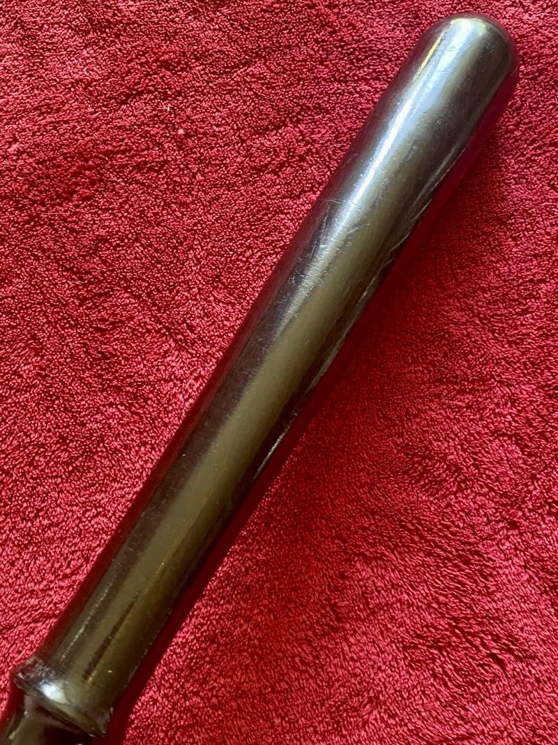 Beautiful Original Vintage Lignum Vita British Police Truncheon c1950 — image 4