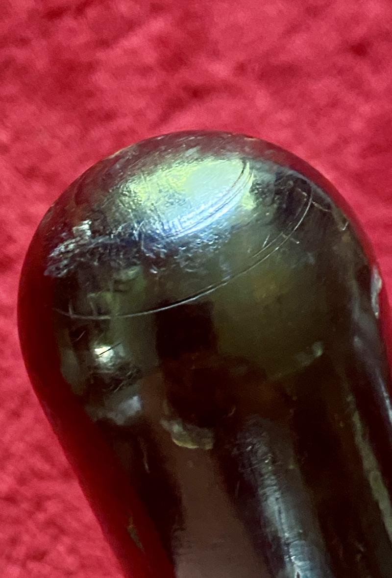 Beautiful Original Vintage Lignum Vita British Police Truncheon c1950 — image 6