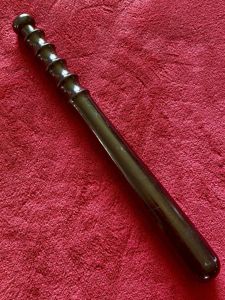 Beautiful Original Vintage Lignum Vita British Police Truncheon c1950