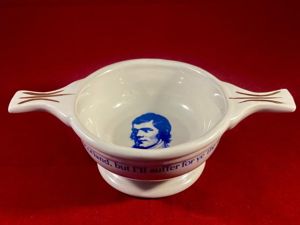 Vintage RAF Lossiemouth - Robbie Burns, Limited Edition White Ceramic …