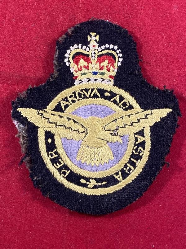 2 x Vintage RAF Officer's Embroidered Blazer Badges - PER ARDUA AD ASTRA — image 5