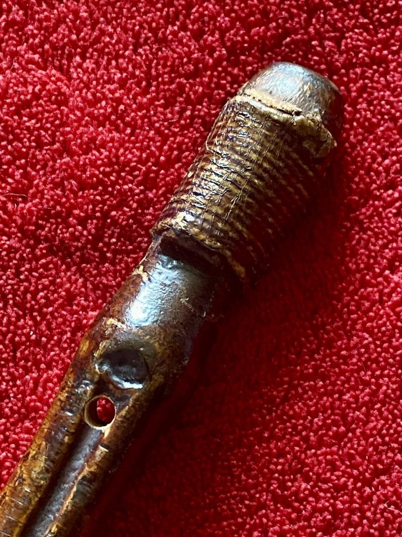 Antique Cane and Lead Weighted Salmon/Trout Fish Priest c1880 — image 6