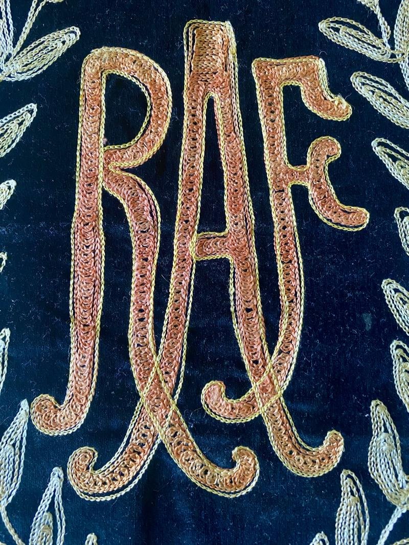 WW2 Souvenir RAF Embroidered Banner - EGYPT 1941 - TO MOTHER WITH LOVE FROM TOM — image 5