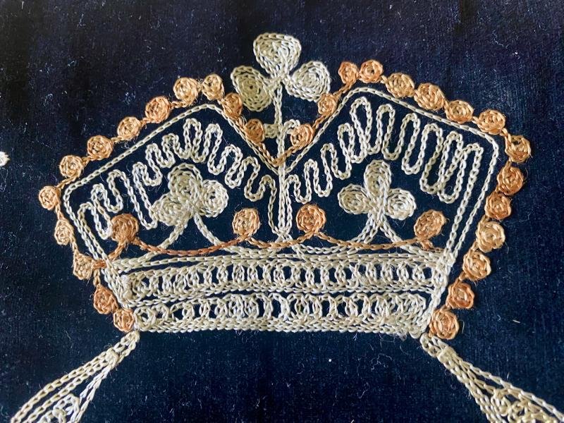 WW2 Souvenir RAF Embroidered Banner - EGYPT 1941 - TO MOTHER WITH LOVE FROM TOM — image 7