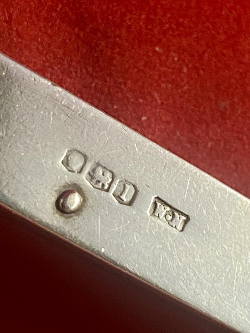 Silver Hallmarked Ring-Opening Single Bladed Gentleman's Penknife by William Needham -Sheffield 1928 — image 5