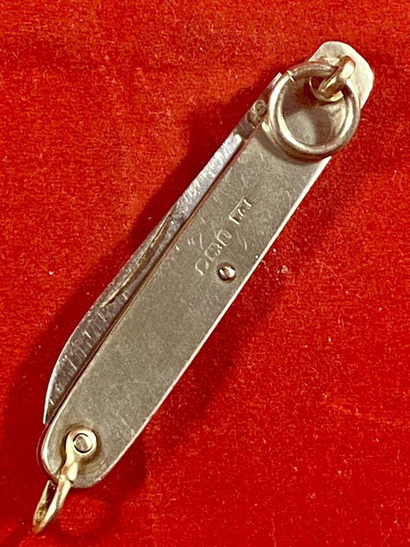 Silver Hallmarked Ring-Opening Single Bladed Gentleman's Penknife by William Needham -Sheffield 1928 — image 8