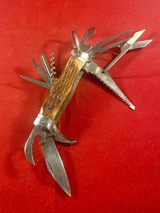 Vintage Japanese HOBO - 11 Multi Tool Survival Knife with …