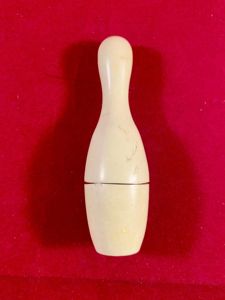 Vintage Novelty Bowling Pin Petrol Lighter by KEM Company Detroit …