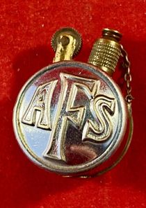 Fine WW2 Auxiliary Fire Service Brass Pocket Petrol Lighter with …