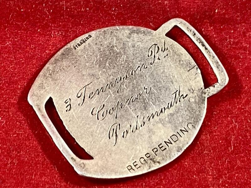 WW2 Silver ID bracelet for Royal Navy Acting Stoker Petty Officer – W.T. Hide – Service No. KX75718 – H.M.S. AURORA — image 5