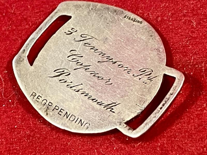 WW2 Silver ID bracelet for Royal Navy Acting Stoker Petty Officer – W.T. Hide – Service No. KX75718 – H.M.S. AURORA — image 6