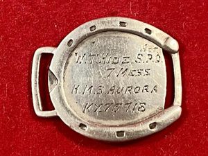 WW2 Silver ID bracelet for Royal Navy Acting Stoker Petty …