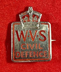 WW2 Womens Voluntary Service WVS Civil Defence Badge by L. …