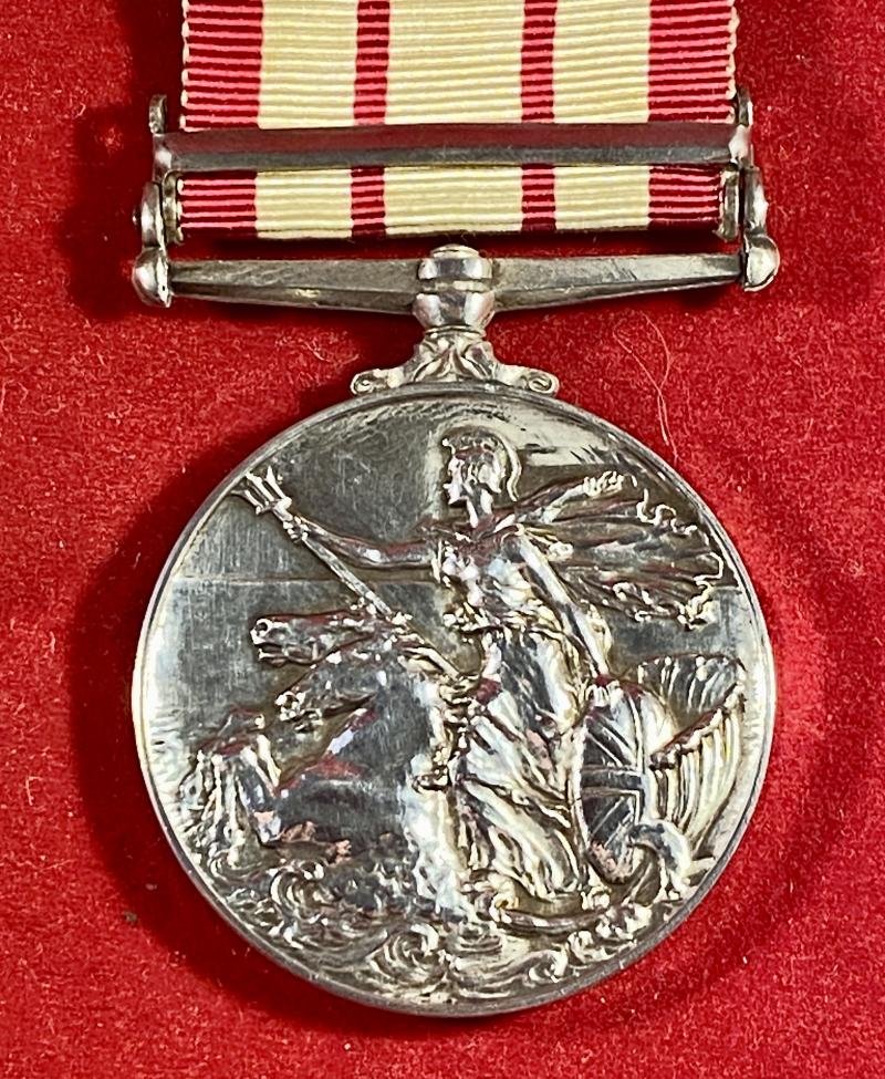 Silver ERII Naval General Service Medal 1915-62 with NEAR EAST clasp for Operation Musketeer - Suez Crisis 1956 — image 6