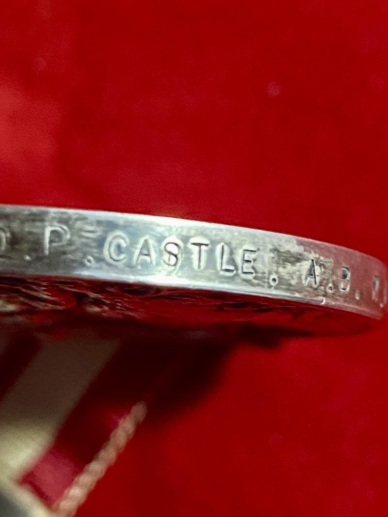 Silver ERII Naval General Service Medal 1915-62 with NEAR EAST clasp for Operation Musketeer - Suez Crisis 1956 — image 9