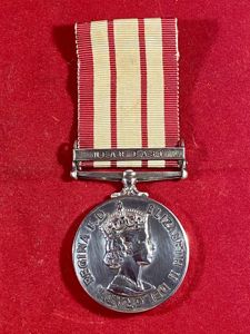 Silver ERII Naval General Service Medal 1915-62 with NEAR EAST …