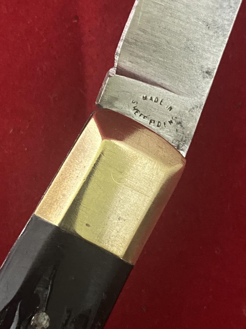 Vintage English Lambsfoot Knife made in Sheffield — image 5