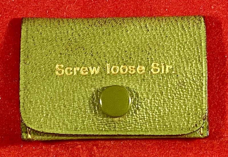 Antique Leather Cased TERRY'S Pocket Screwdriver by Herbert Terry & Sons Limited of Redditch England c1910 — image 7