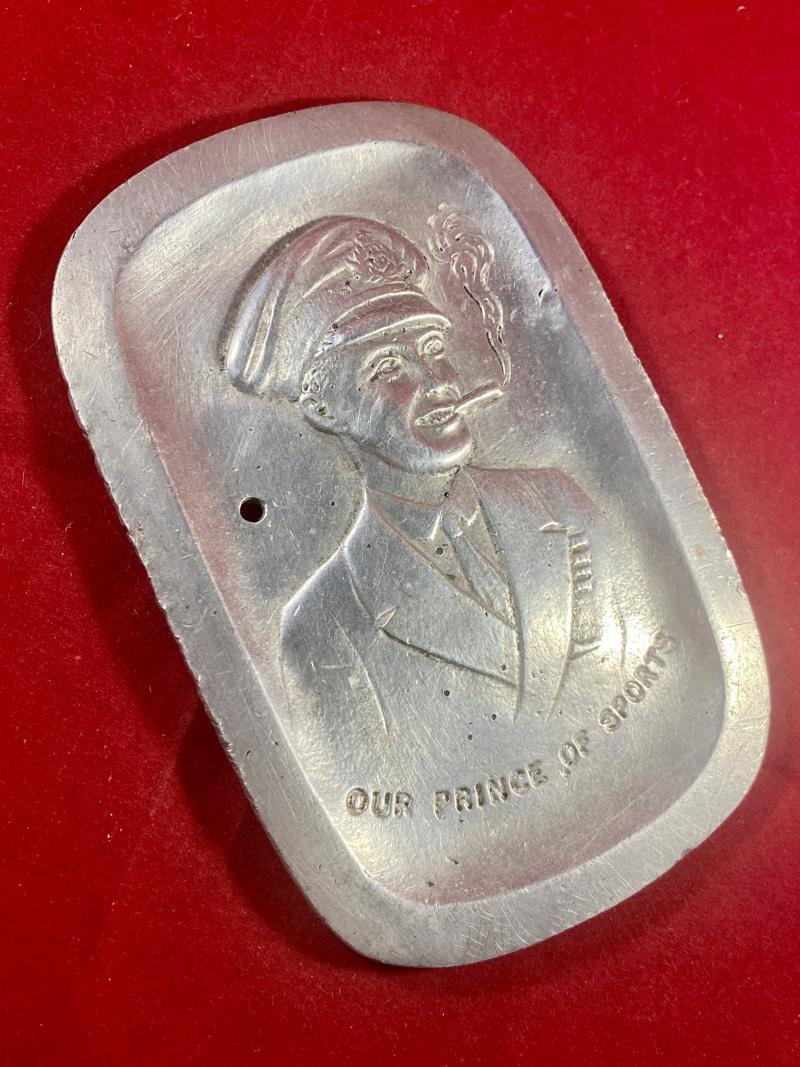 Aluminium Tray Depicting Edward VIII 'Our Prince of Sports' Given as a Souvenir of the K.C.P.S Dinner in 1922 – Made by R.W. Coan London — image 3