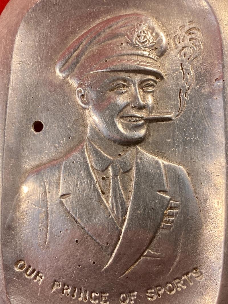 Aluminium Tray Depicting Edward VIII 'Our Prince of Sports' Given as a Souvenir of the K.C.P.S Dinner in 1922 – Made by R.W. Coan London — image 7