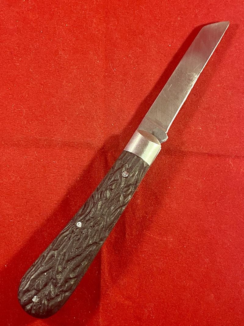 Vintage Taylors Eye Witness Farmer's 7.5cm Lambsfoot Bolstered Pocket Knife with Imitation Stag Grip — image 2