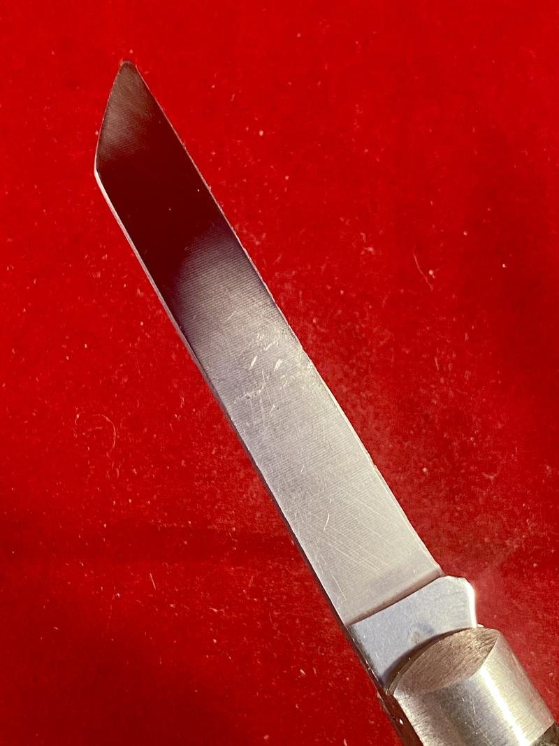 Vintage Taylors Eye Witness Farmer's 7.5cm Lambsfoot Bolstered Pocket Knife with Imitation Stag Grip — image 4