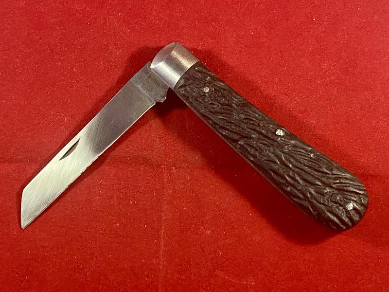 Vintage Taylors Eye Witness Farmer's 7.5cm Lambsfoot Bolstered Pocket Knife with Imitation Stag Grip — image 5