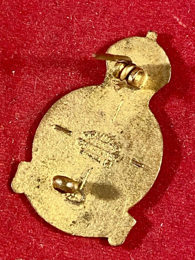 Rare Original WW2 Royal Air Force No 617 Squadron 'The Dambusters' Gilt and Enamel Badge by H. W. Miller Ltd — image 7