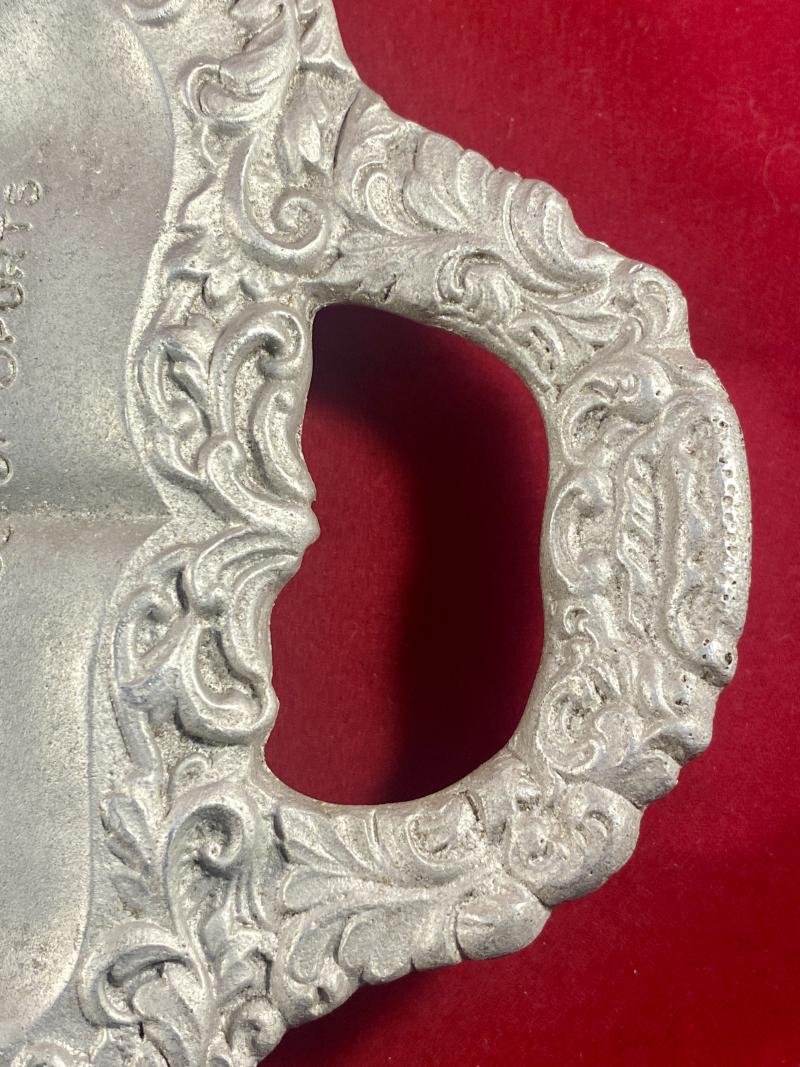 Large Commemorative Cast Aluminium Dish Depicting Prince of Wales - Edward VIII 'Our Prince of Sports' Made by R.W. Coan London c1920 — image 5