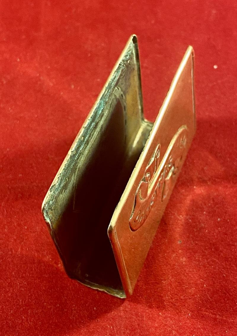 WW1 County of London War Hospital - Brass and Enamel Matchbox Cover – Christmas 1916 — image 8