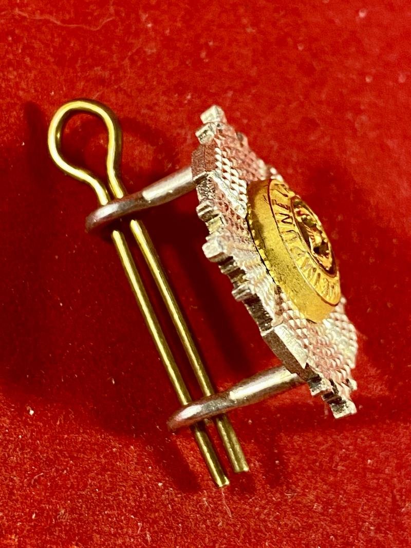 Sterling Silver British Army Officer's Scot's Guards Small Pattern Cap Badge — image 6