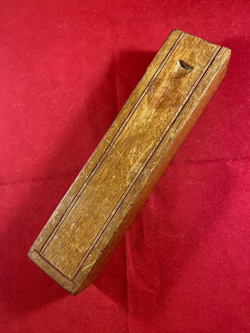 WW2 British Military Trough Compass Dated 1940 by J. M. Glauser & Sons Ltd with Mahogany Case — image 10