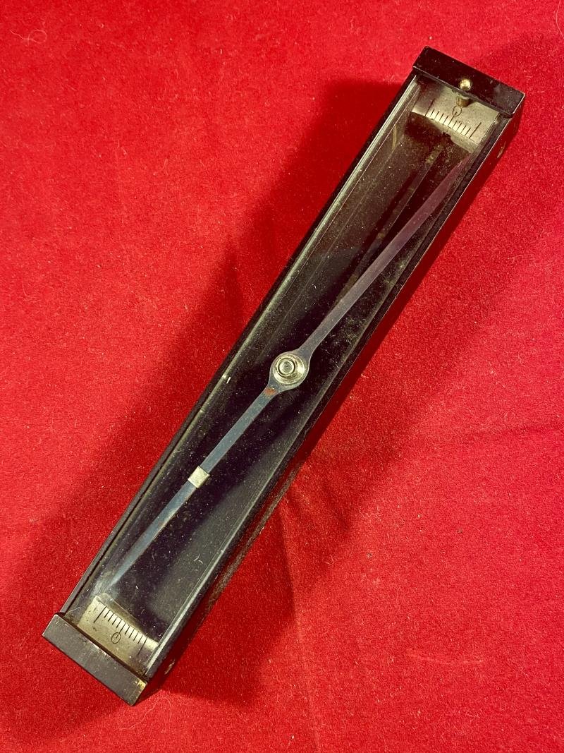 WW2 British Military Trough Compass Dated 1940 by J. M. Glauser & Sons Ltd with Mahogany Case — image 3
