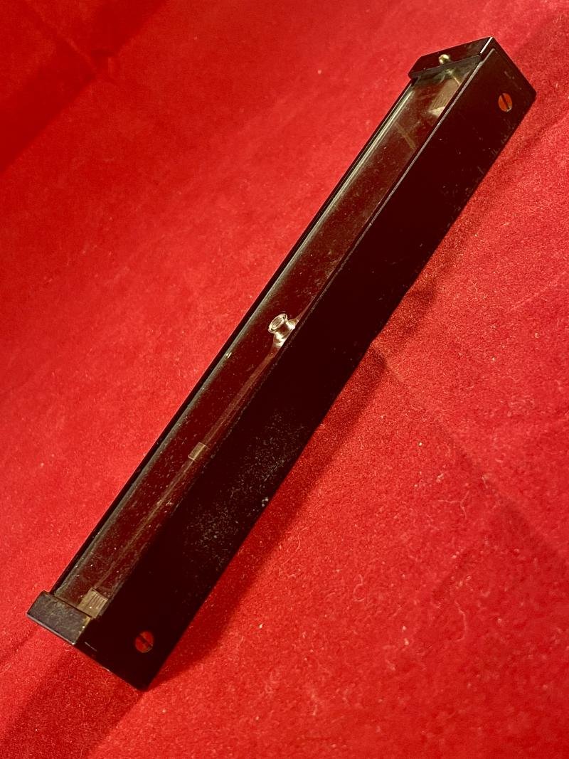 WW2 British Military Trough Compass Dated 1940 by J. M. Glauser & Sons Ltd with Mahogany Case — image 5