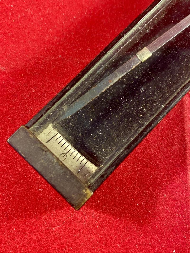 WW2 British Military Trough Compass Dated 1940 by J. M. Glauser & Sons Ltd with Mahogany Case — image 7