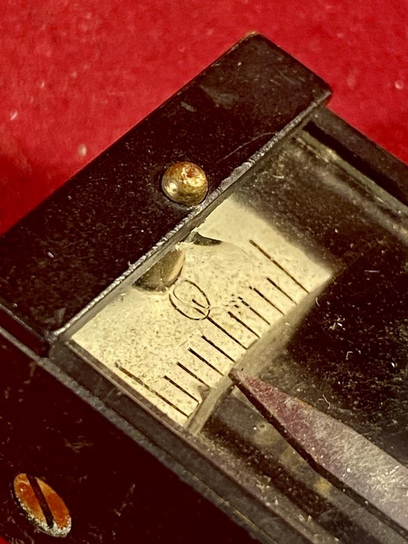 WW2 British Military Trough Compass Dated 1940 by J. M. Glauser & Sons Ltd with Mahogany Case — image 8