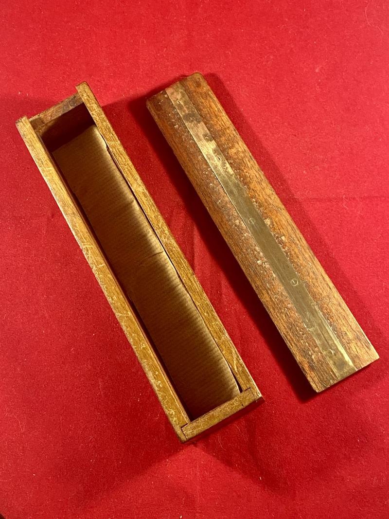 WW2 British Military Trough Compass Dated 1940 by J. M. Glauser & Sons Ltd with Mahogany Case — image 9