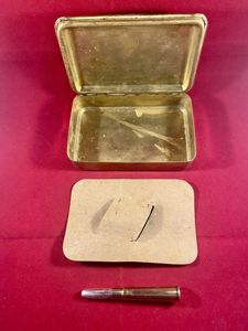 Genuine WW1 1914 Princess Mary Christmas Tin with Rare Officers …