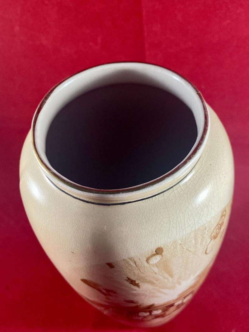 Rare WW1 Grimwades Commemorative Vase Depicting Two Bruce Bairnsfather Cartoons — image 7