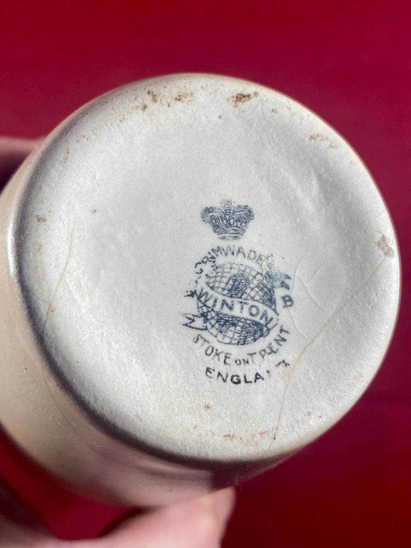 Rare WW1 Grimwades Commemorative Vase Depicting Two Bruce Bairnsfather Cartoons — image 9