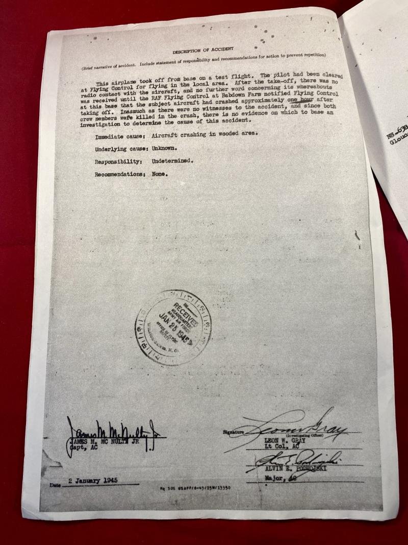 Recovered Parts from a Crashed WW2 USAAF Mosquito Mk XVI NS638 including the USA Flare Gun - Pistol Pyrotechnic M2 — image 4