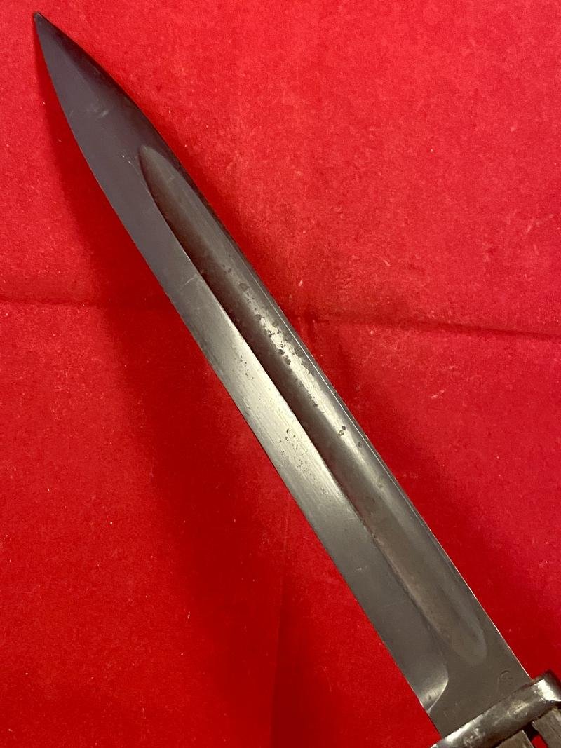 Scarce Norwegian M1957/SLG Bayonet and Scabbard made from 1935 WW2 German K-98 III Bayonet and 1942 Scabbard — image 10