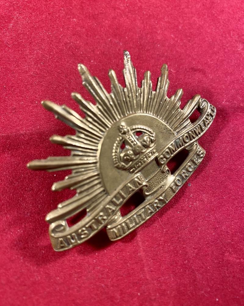 WW1 Australian Commonwealth Military Forces Cap Badge — image 2